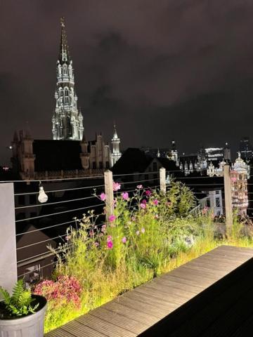 Duplex Dernier Etage Avec Terasse A Deux Pas De La Grand Place Brüksel Dış mekan fotoğraf
